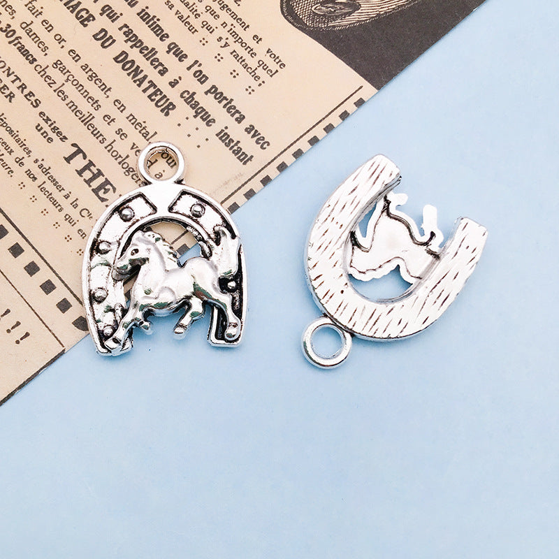 Wholesale Cowboy Collection: Silver Alloy Cowboy Hat, Cowboy Boots, Necklace, Bracelet, Pendant